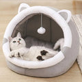 Cama de Orelhinhas com Brinquedo para Gatos e Cachorros